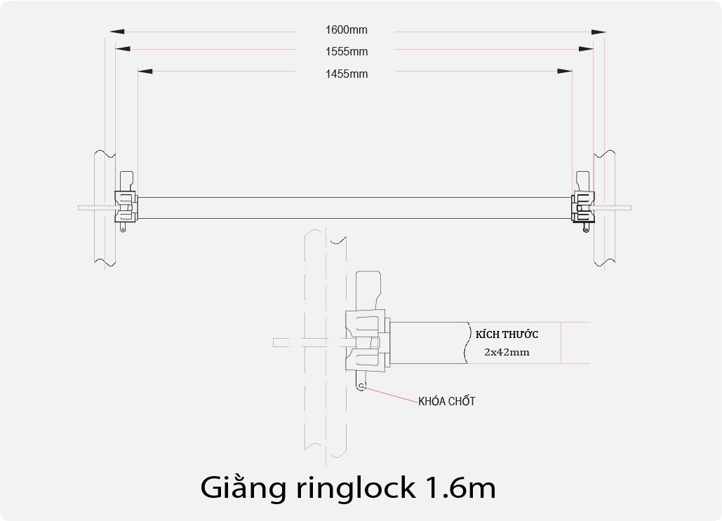 giằng ringlock 1m6