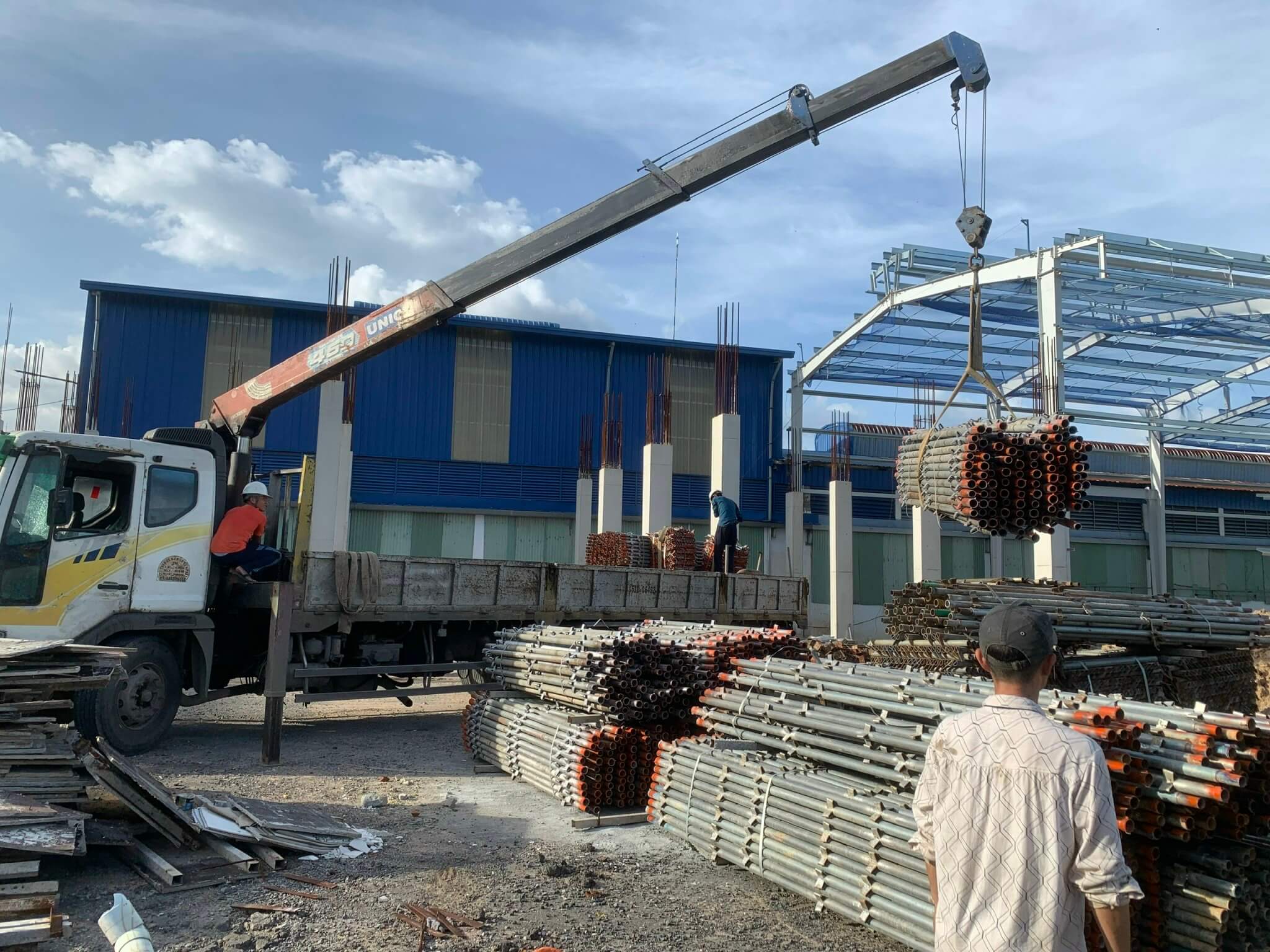 Hệ giàn giáo nêm tại nhà máy Cadivi Nhơn Trạch