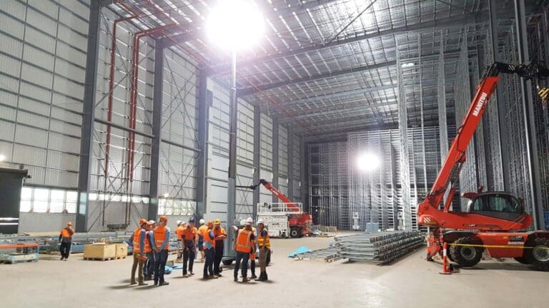 Cho thuê tháp đèn chiếu sáng, Giải pháp cho các công trình xây dựng và sự kiện.