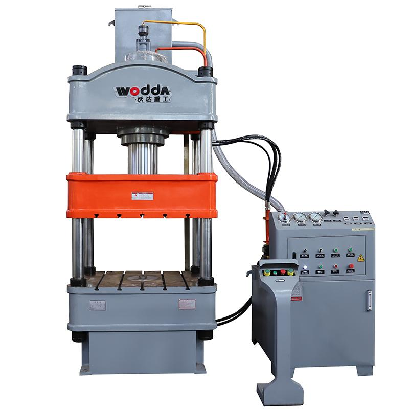 Máy ép thủy lực bốn trụ 200 tấn Wodda có tủ điện điều khiển