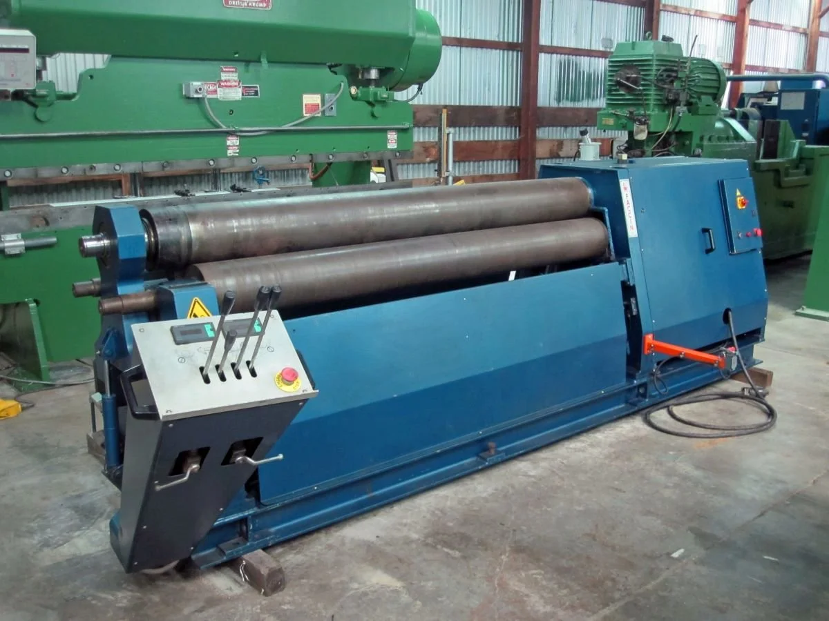 Thu mua máy lốc tôn cũ các loại – 3 trục, 4 trục, thủy lực, CNC | Thiên Phú 10 Máy lốc tôn thủy lực 3 trục Faccin ASI DP3 cũ