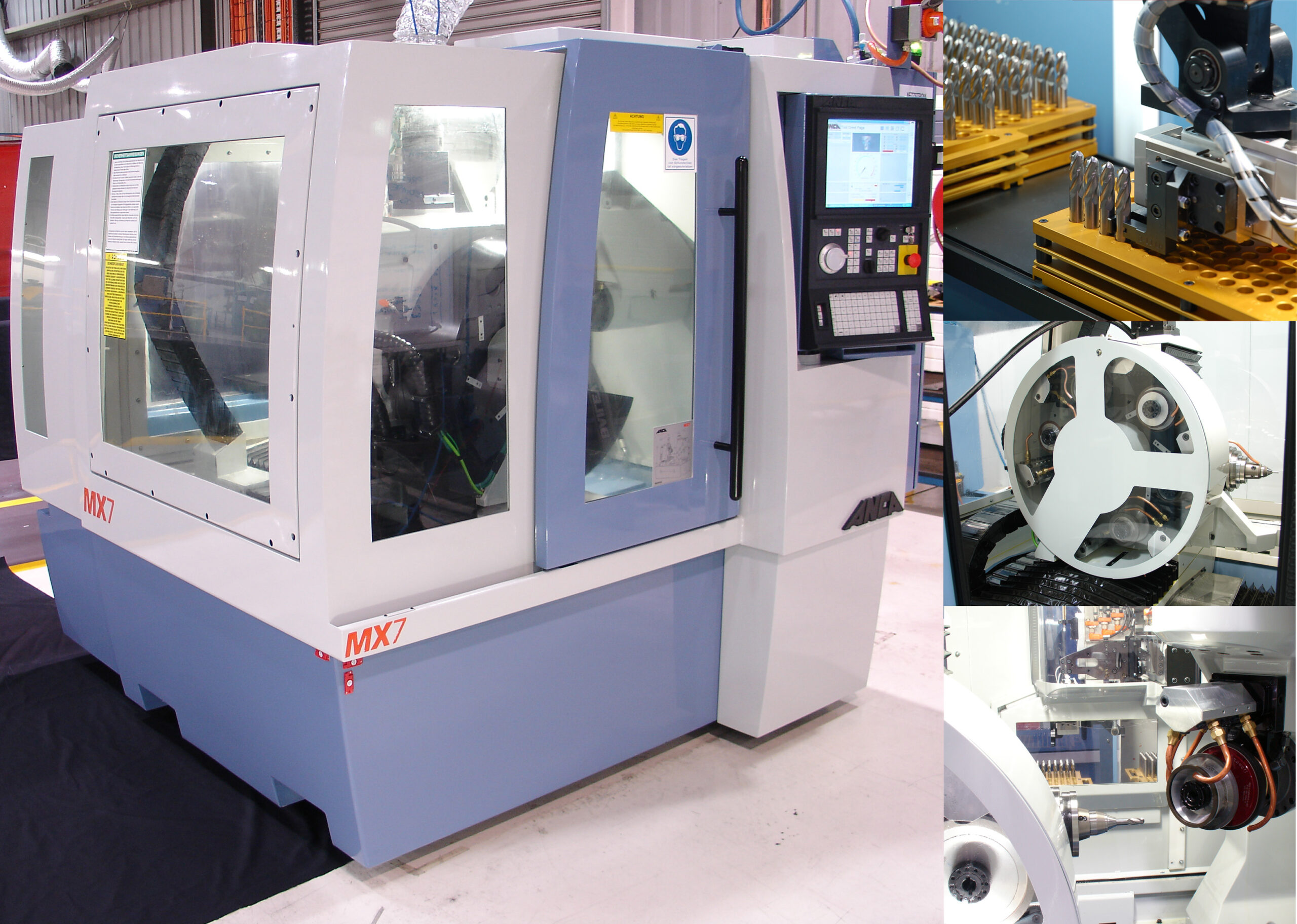 Máy mài dao cụ CNC cho xưởng cơ khí chính xác