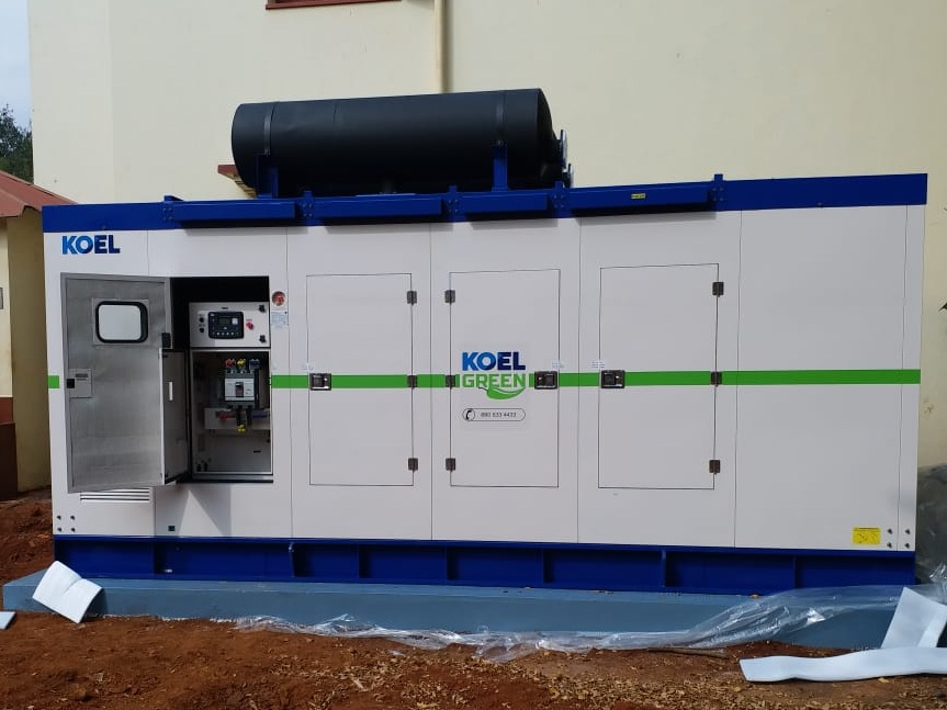 Nhiều tổ máy phát điện diesel KOEL trong hệ thống công nghiệp
