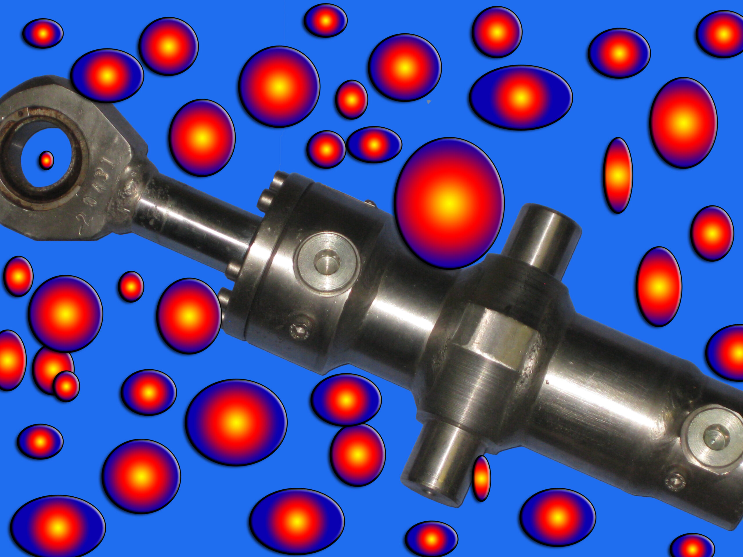 Xi lanh thủy lực công nghiệp với cần piston lộ ra